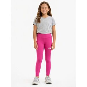 THE NORTH FACE‎ Girls S 7/8 Pink Logo Leggings